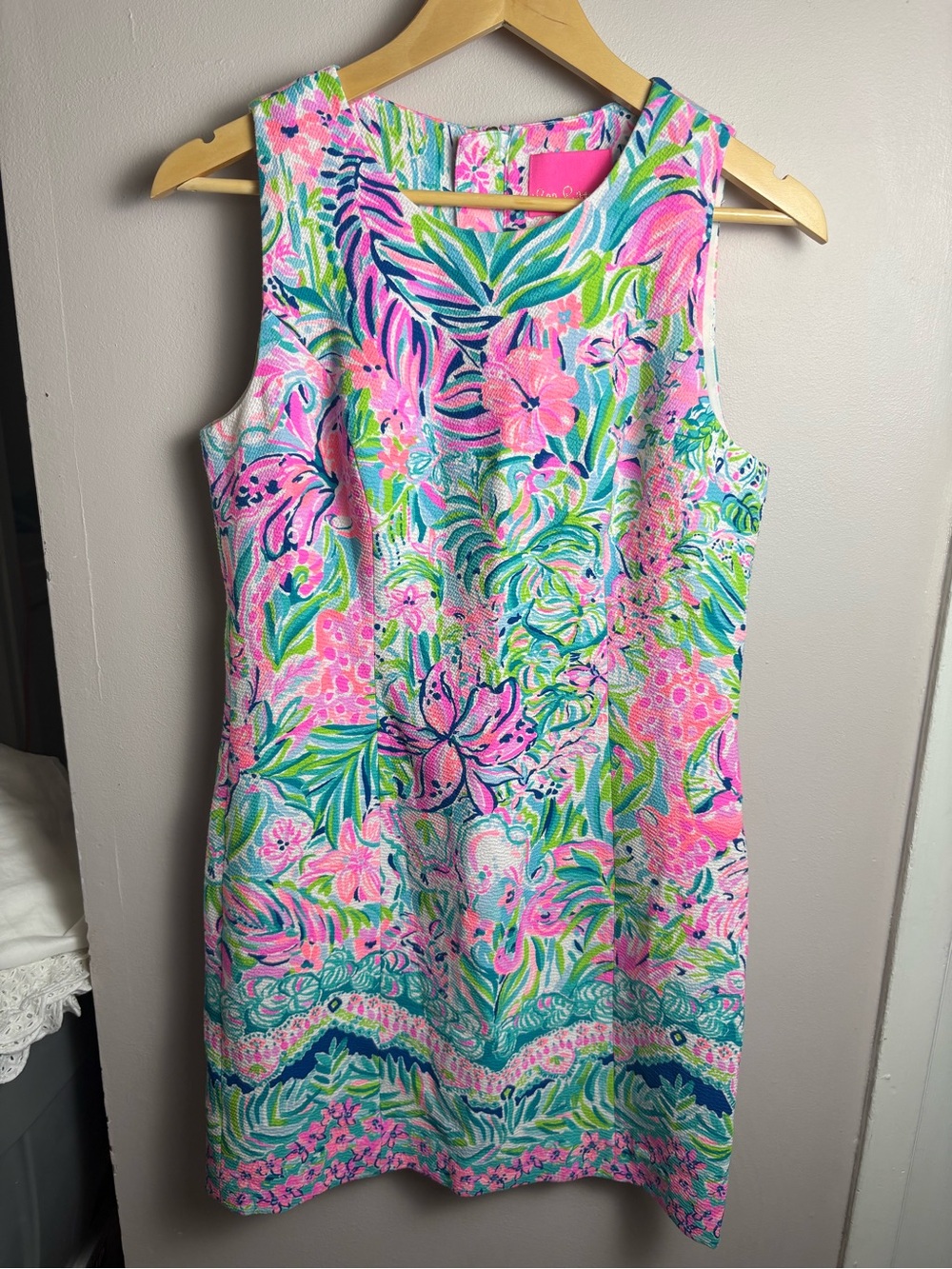 Lilly Pulitzer Pink Multi Floral Midi Dress
